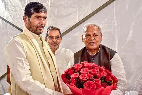 Jitan Ram Manjhi, Pashupati Paras meet